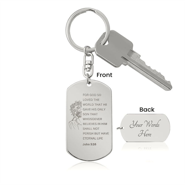 John 3:16 Key Chain