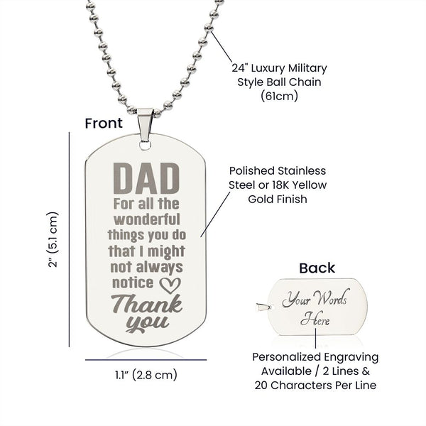 To Dad - wonderful things you do