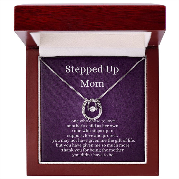 Stepped up mom - thank you for being the mother you didn't have to be - puple