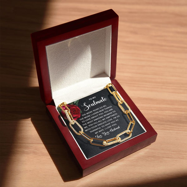 To My Soulmate - Forever Linked Necklace