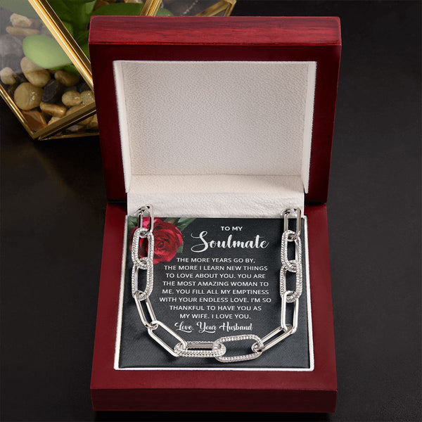 To My Soulmate - Forever Linked Necklace