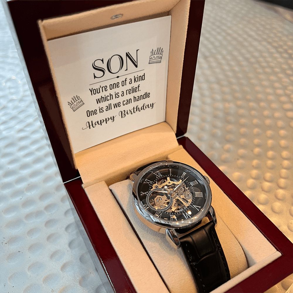 To My Son - Happy Birthday Watch