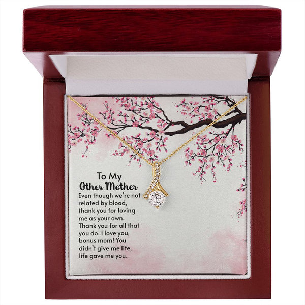 To My Other Mother - ribbon shaped pendant