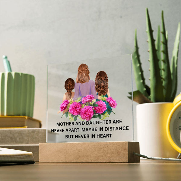 Mother and Daughter Acrylic Plaque