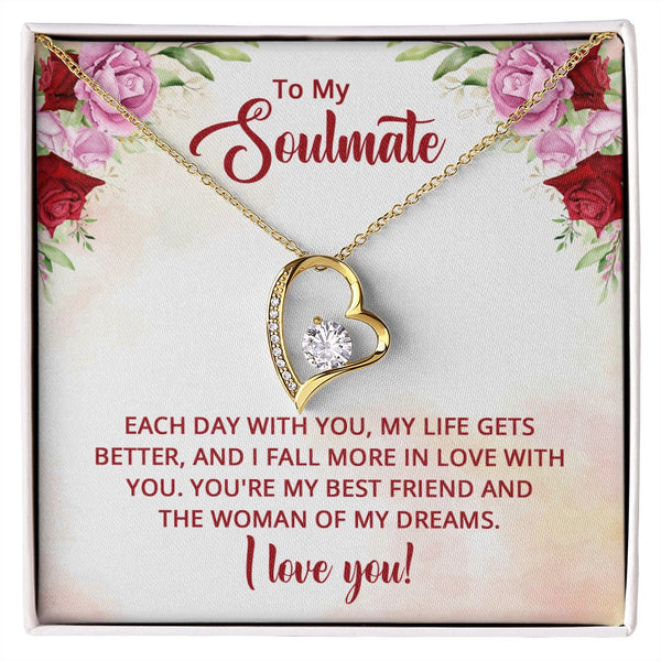 To My Soulmate - Forever Love Necklace