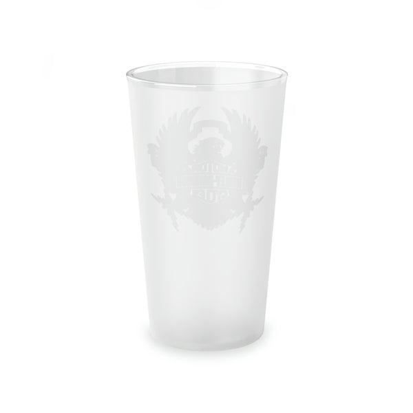 Harley Davidson Color Eagle - Frosted Pint Glass, 16oz