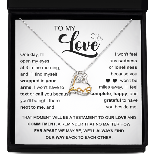 GB_Dancing Heart Necklace to my Love