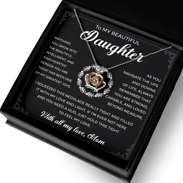 GB_Crown Necklace to my Beautiful Daughter Hold this tight