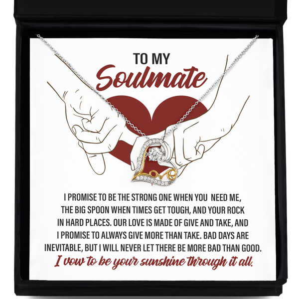 GB_Dancing Love Heart Necklace I Vow to be your Sunshine Through it All