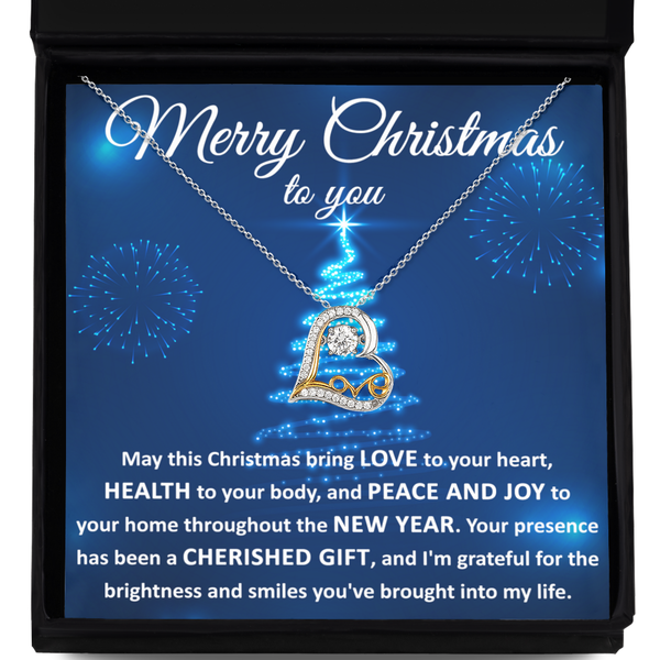 GB_Dancing Love Necklace - Merry Christmas