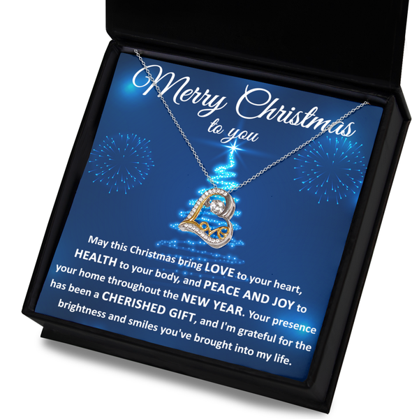GB_Dancing Love Necklace - Merry Christmas