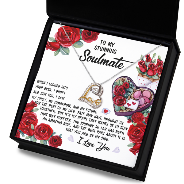 GB_Dancing Love Heart Necklace - My Today, tomorrow and My Future