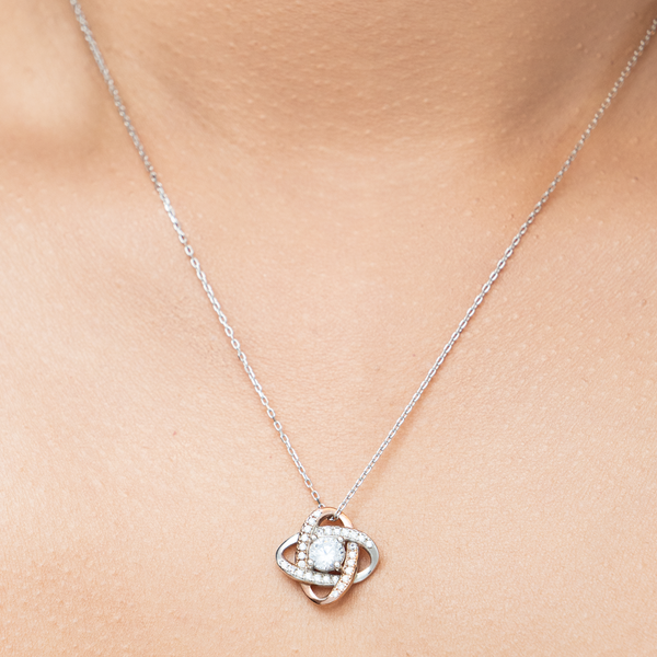 GB_Love knot necklace to the Best Grandma ever