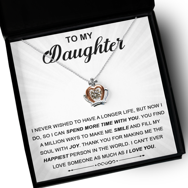 GB_Crown Necklace to my Daughter you make me the happiest person in the world