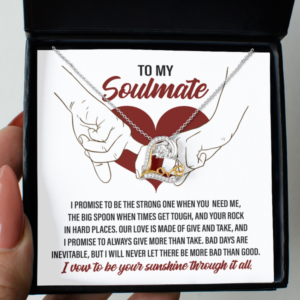 GB_Dancing Love Heart Necklace I Vow to be your Sunshine Through it All