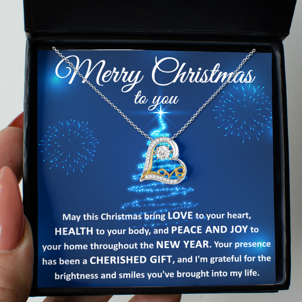 GB_Dancing Love Necklace - Merry Christmas