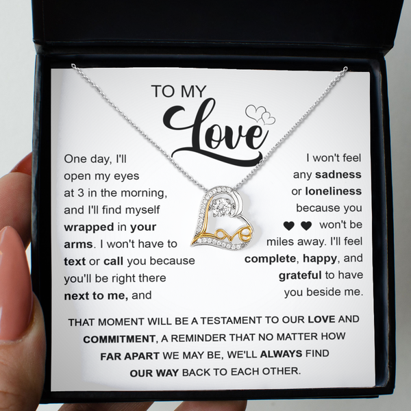 GB_Dancing Heart Necklace to my Love