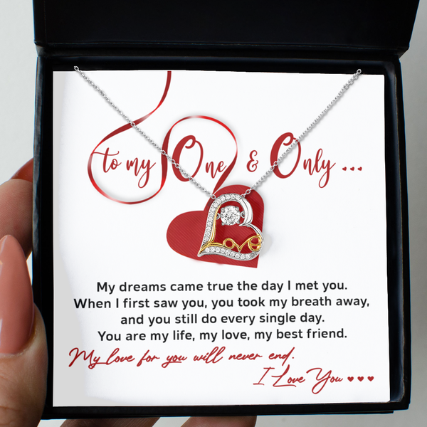 GB-Dancing Love Necklace - Soulmate Never End
