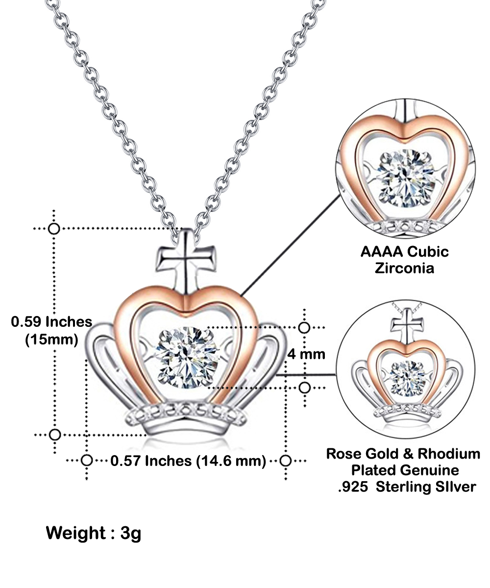 GB_Crown Necklace to my Precious Daughter - you are the light of my life